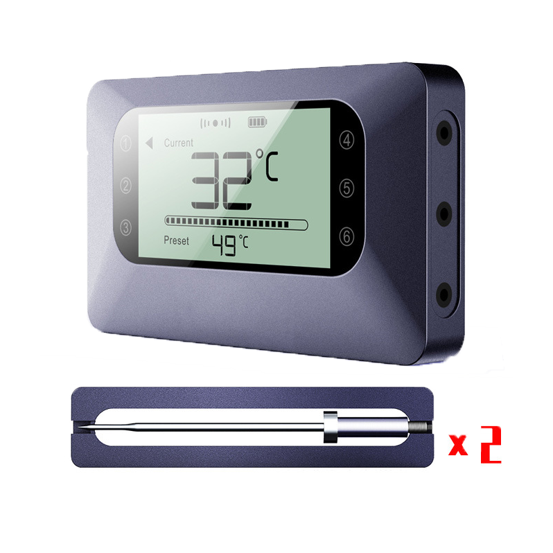 温美测BF-6蓝牙5.0烧烤温度计 BBQ智能无线温度计 烘焙烤炉烤箱温度计
